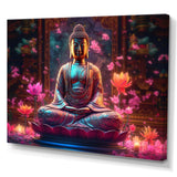 Starlight Buddha I - Spiritual Canvas Wall Art