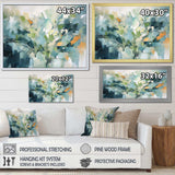 Blue Botanical Garden III - Abstract Canvas Wall Art