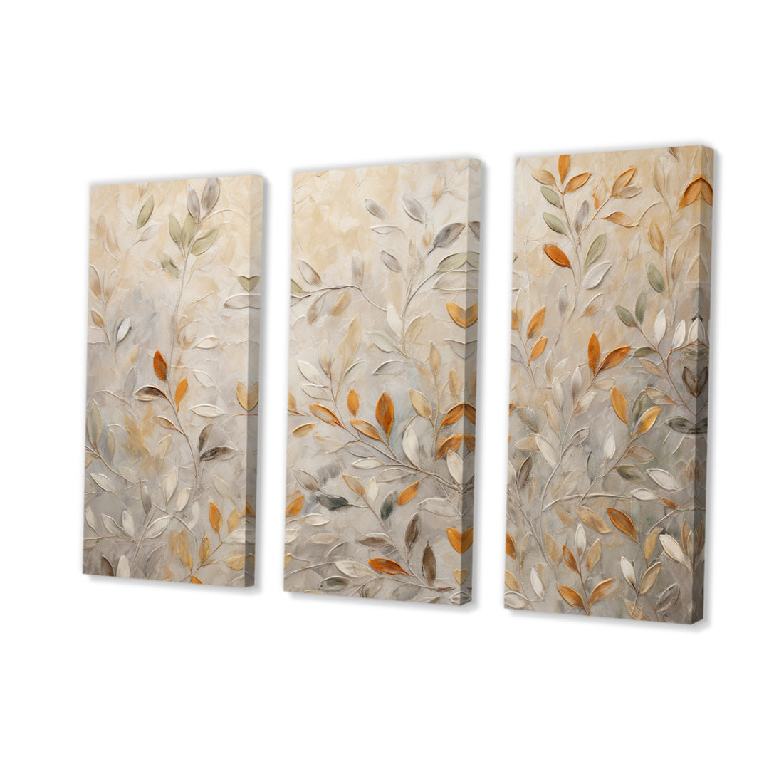 Beige Botanical Impressions I - Multi-Panels