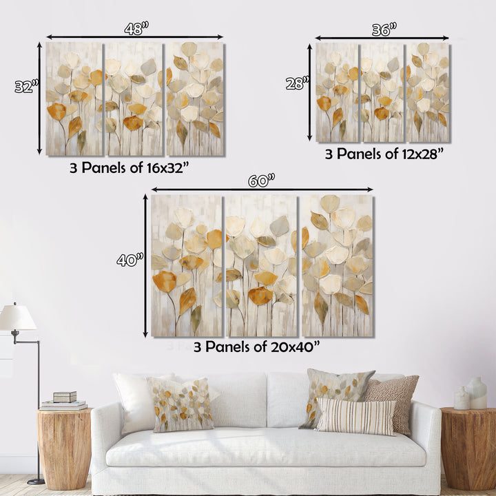 Beige Botanical Impressions II - Multi-Panels