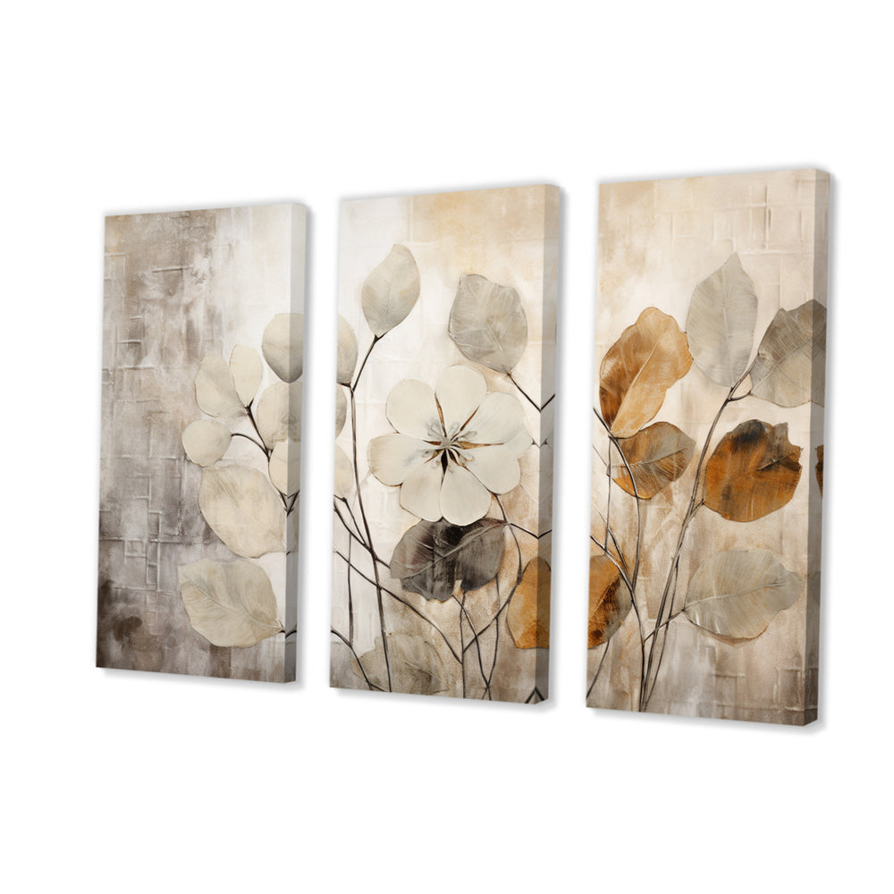 Beige Botanical Impressions III - Multi-Panels
