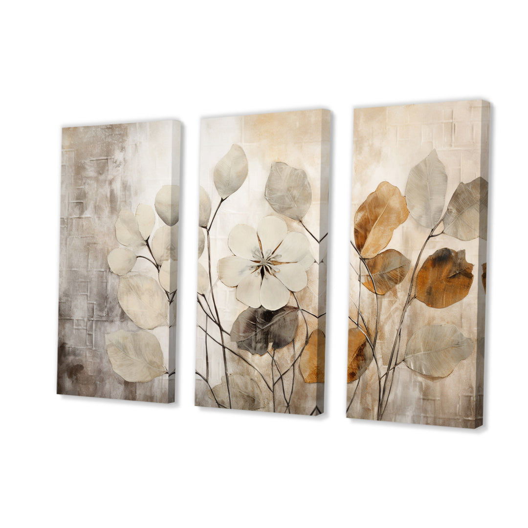 Beige Botanical Impressions III - Multi-Panels