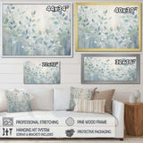 Blue Botanical Rhythms IV - Abstract Canvas Wall Art