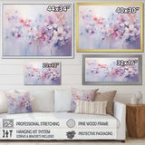 Purple Dreamy Florals I - Abstract Canvas Wall Art