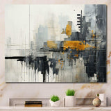 Abstract Cityscape III - Abstract Canvas Wall Art