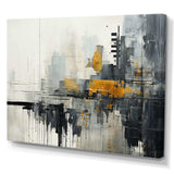 Abstract Cityscape III - Abstract Canvas Wall Art