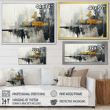 Abstract Cityscape III - Abstract Canvas Wall Art