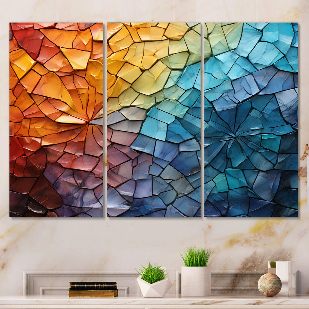 Colorful Mosaic II - Multi-Panels