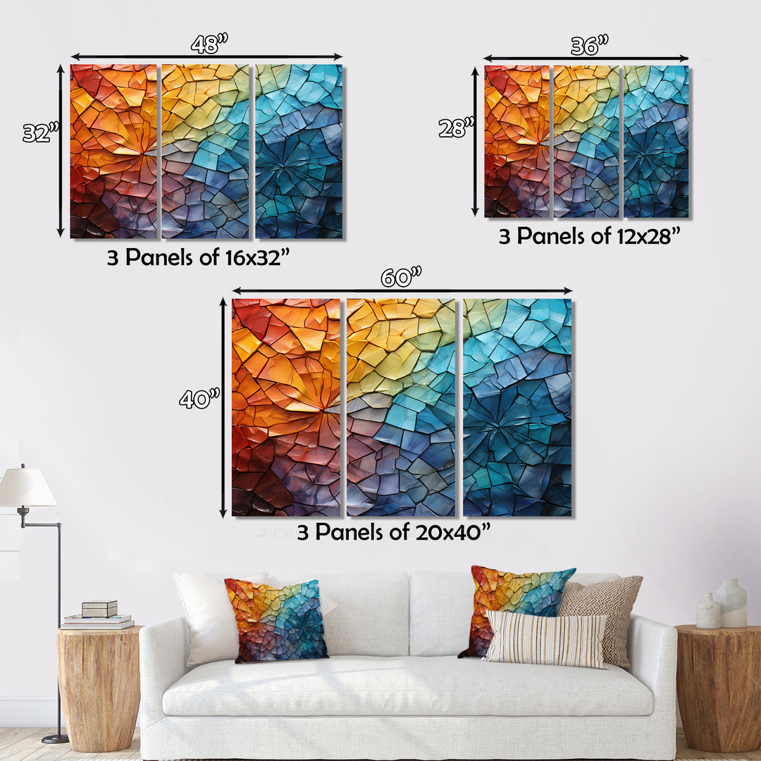 Colorful Mosaic II - Multi-Panels