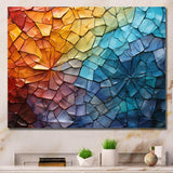 Colorful Mosaic II - Abstract Canvas Wall Art