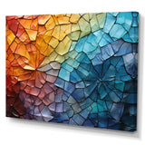 Colorful Mosaic II - Abstract Canvas Wall Art