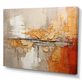 Orange Impressions I - Abstract Canvas Wall Art