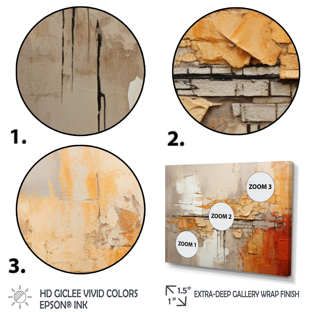 Orange Impressions I - Multi-Panels