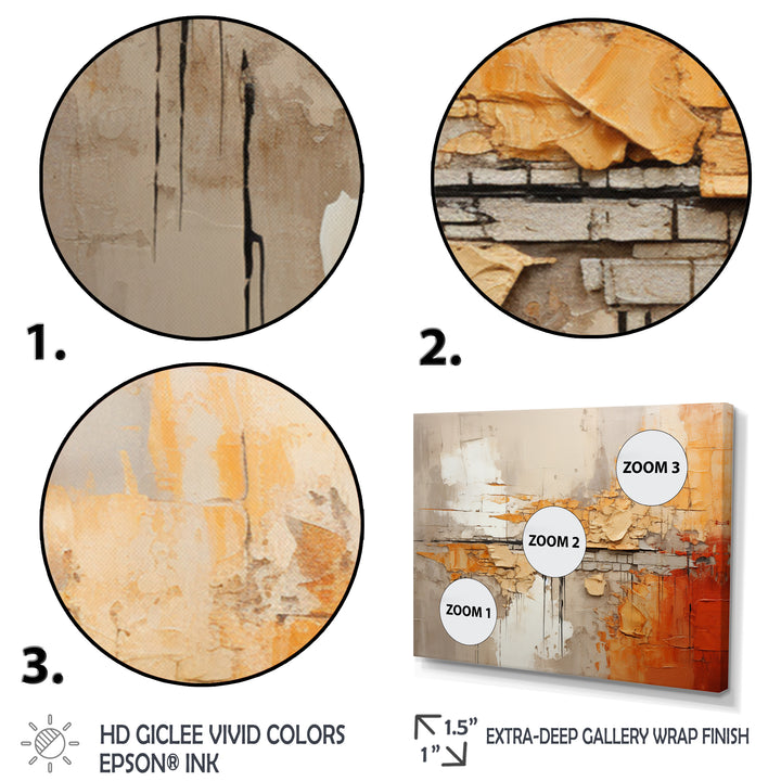 Orange Impressions I - Multi-Panels