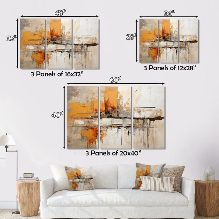 Orange Impressions II - Multi-Panels