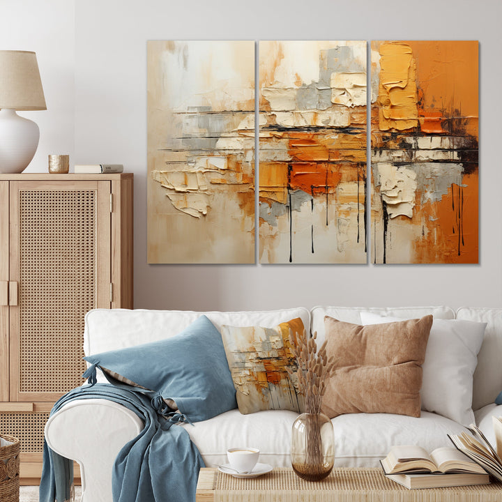 Orange Impressions III - Multi-Panels