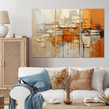 Orange Impressions III - Multi-Panels