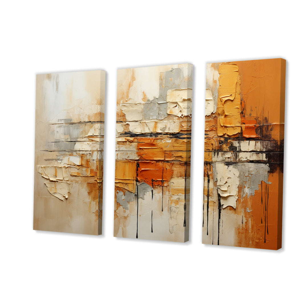Orange Impressions III - Multi-Panels