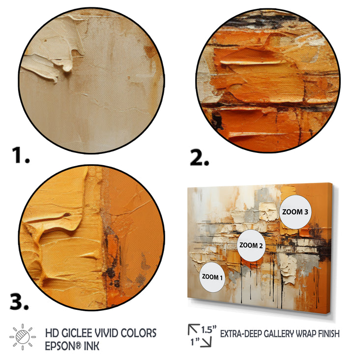 Orange Impressions III - Multi-Panels