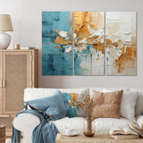 Transcendent Textures I - 3-Piece Canvas Wall Art