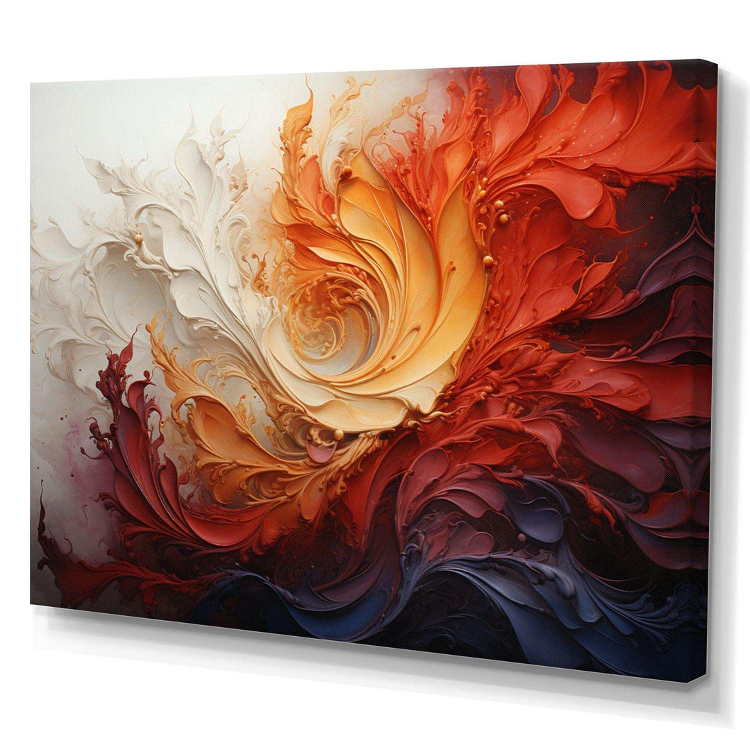 Energetic Spiralscape II - Abstract Canvas Wall Art