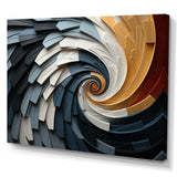 Geometric Spiral III - Abstract Canvas Wall Art