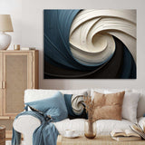 Geometric Spiral I - Abstract Canvas Wall Art