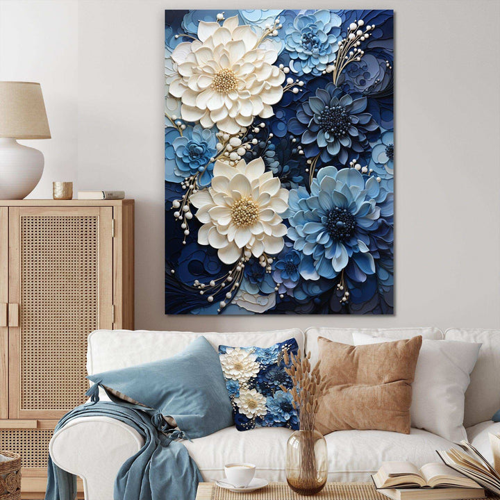 Liquid Ink Spiral I - Abstract Canvas Wall Art