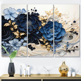 Liquid Ink Spiralscape I - Split Panel Canvas Art