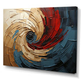 Spiral Symphony - Abstract Canvas Wall Art