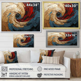 Spiral Symphony - Abstract Canvas Wall Art