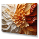 Sunlit Spiral - Abstract Canvas Wall Art