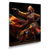 African Tribal Dance V - People Canvas Wall Art