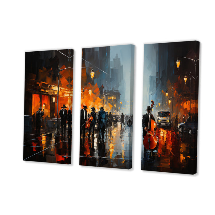 African American Harlem City - Multi-Panels