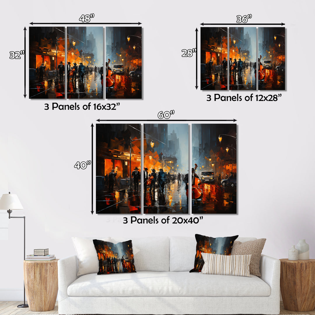 African American Harlem City - Multi-Panels