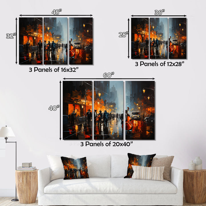 African American Harlem City - Multi-Panels