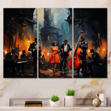 Music In Harlems III - Canvas Wall Art Sets