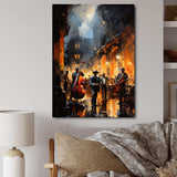 Jazz Harlem Renaissance IV - People Canvas Wall Art