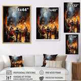 Jazz Harlem Renaissance IV - People Canvas Wall Art