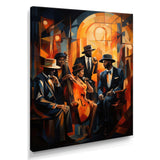 Jazz Harlem Renaissance V - People Canvas Wall Art