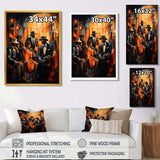 Jazz Harlem Renaissance V - People Canvas Wall Art