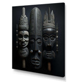 African Mask - People Canvas Wall Art