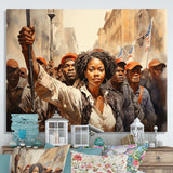 African American Art Powerful - People Canvas Wall Art