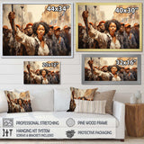 African American Art Powerful - People Canvas Wall Art