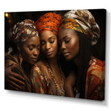 World Cultures Sisters I - People Canvas Wall Art