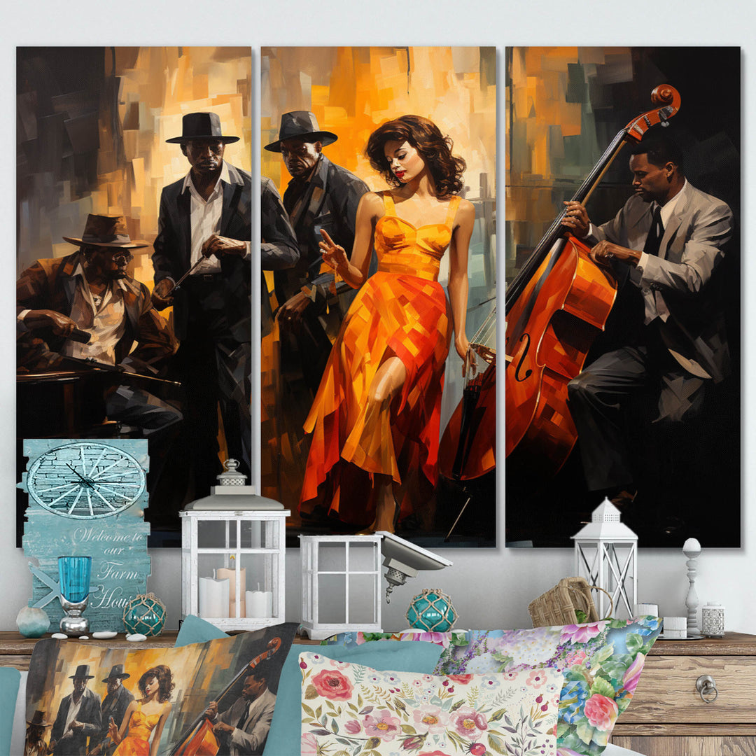 African American Art Spirit I - Multi-Panels
