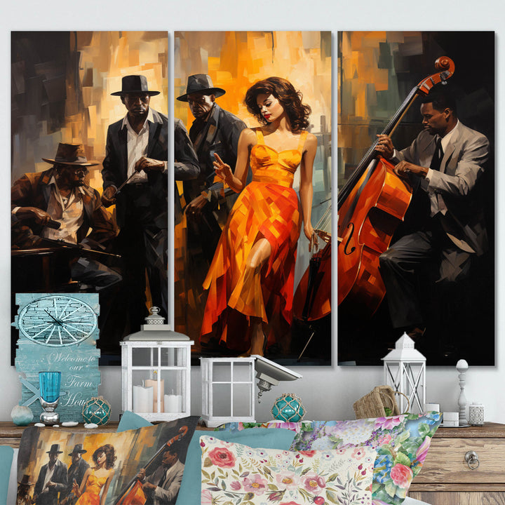 African American Art Spirit I - Multi-Panels