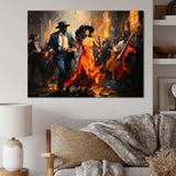 African American Art Spirit II - People Canvas Wall Art