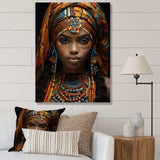 African Adorned Beauty III - People Canvas Wall Art