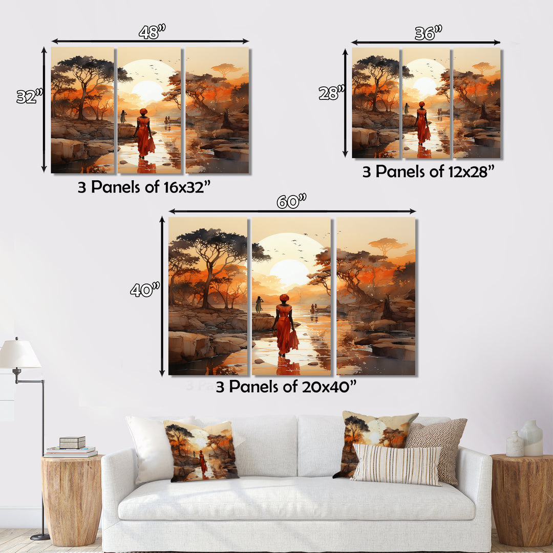 African Journey - Multi-Panel Canvas Prints
